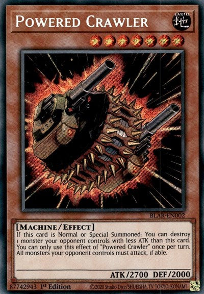 Powered Crawler [BLAR-EN002] Secret Rare | Good Games Morley