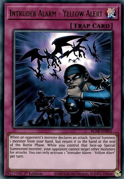 Intruder Alarm - Yellow Alert [BLAR-EN003] Ultra Rare | Good Games Morley