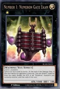 Number 1: Numeron Gate Ekam [BLAR-EN022] Ultra Rare | Good Games Morley