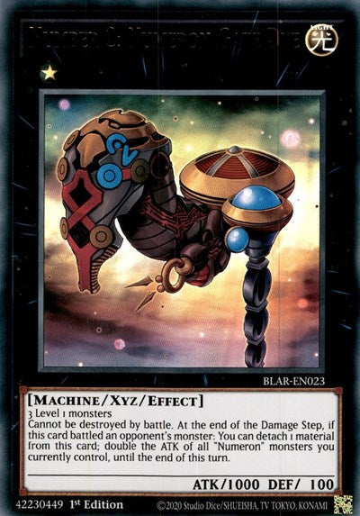 Number 2: Numeron Gate Dve [BLAR-EN023] Ultra Rare | Good Games Morley