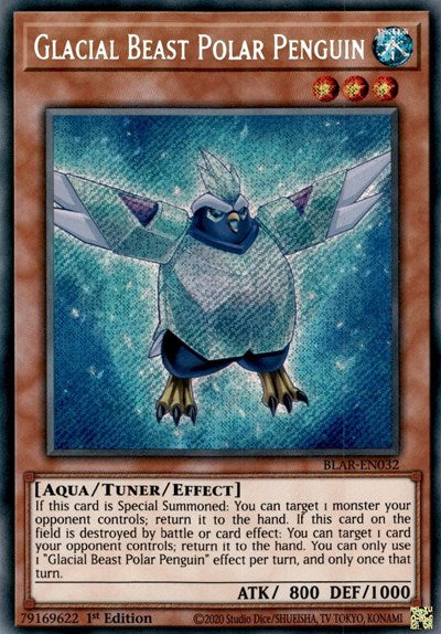Glacial Beast Polar Penguin [BLAR-EN032] Secret Rare | Good Games Morley