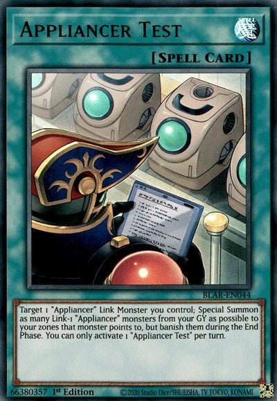 Appliancer Test [BLAR-EN044] Ultra Rare | Good Games Morley