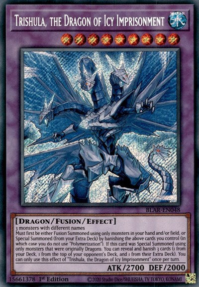 Trishula, the Dragon of Icy Imprisonment [BLAR-EN048] Secret Rare | Good Games Morley