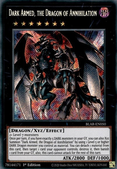 Dark Armed, the Dragon of Annihilation [BLAR-EN050] Secret Rare | Good Games Morley