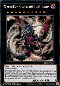 Number C92: Heart-eartH Chaos Dragon [BLAR-EN069] Secret Rare | Good Games Morley