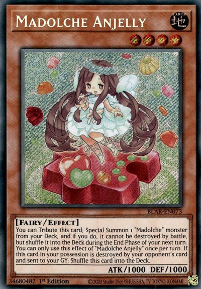 Madolche Anjelly [BLAR-EN073] Secret Rare | Good Games Morley