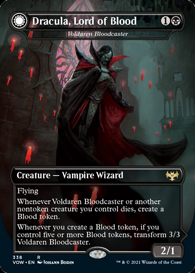 Voldaren Bloodcaster // Bloodbat Summoner - Dracula, Lord of Blood // Dracula, Lord of Bats [Innistrad: Crimson Vow] | Good Games Morley