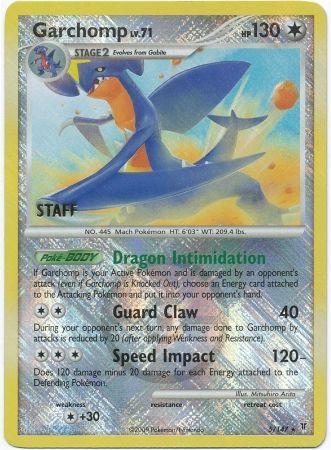 Garchomp (5/147) (Championship Promo Staff) [Platinum: Supreme Victors] | Good Games Morley