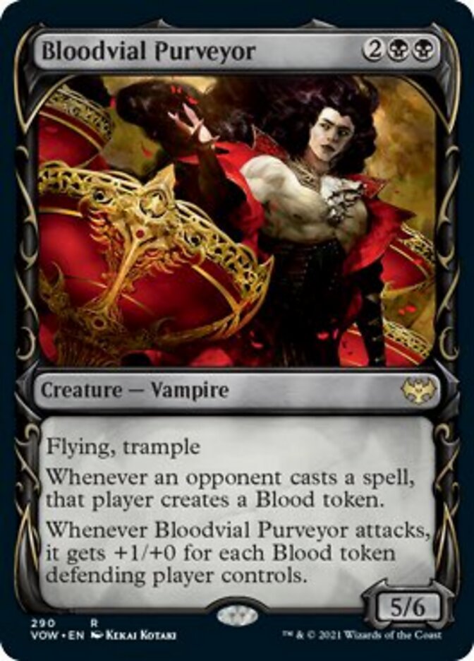 Bloodvial Purveyor (Showcase Fang Frame) [Innistrad: Crimson Vow] | Good Games Morley