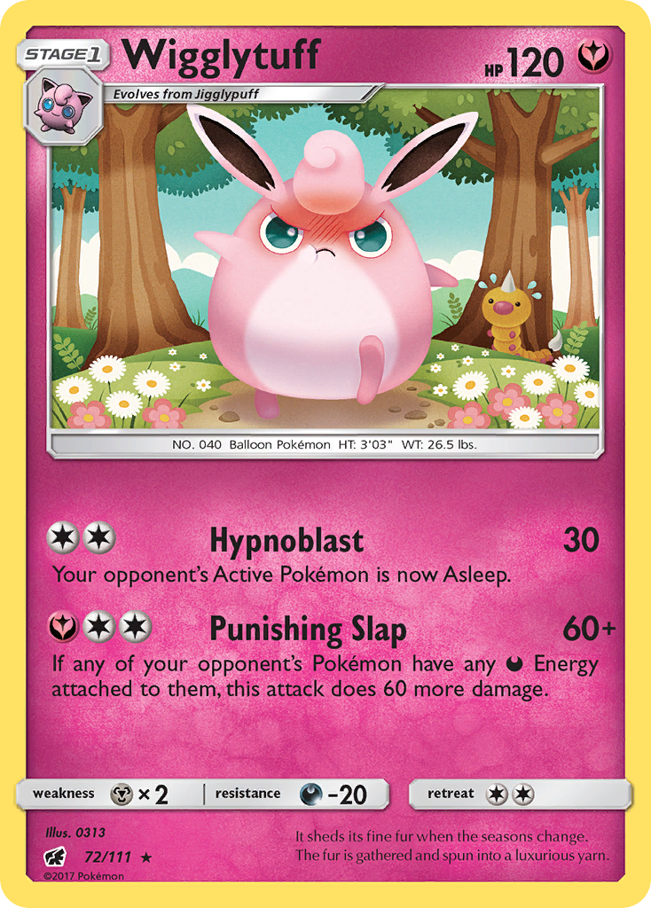 Wigglytuff (72/111) [Sun & Moon: Crimson Invasion] | Good Games Morley