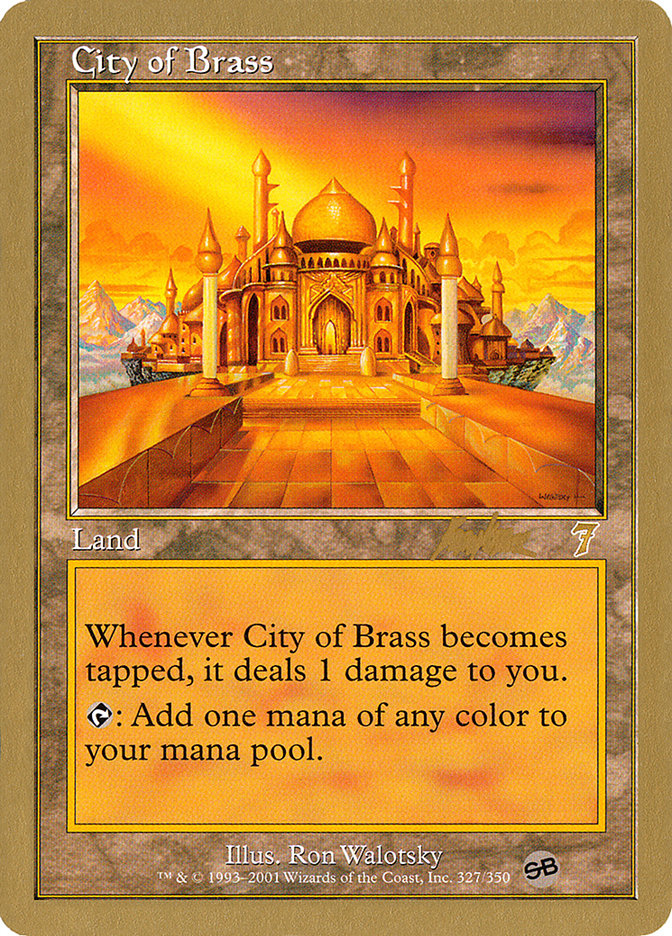 City of Brass (Brian Kibler) (SB) [World Championship Decks 2002] | Good Games Morley