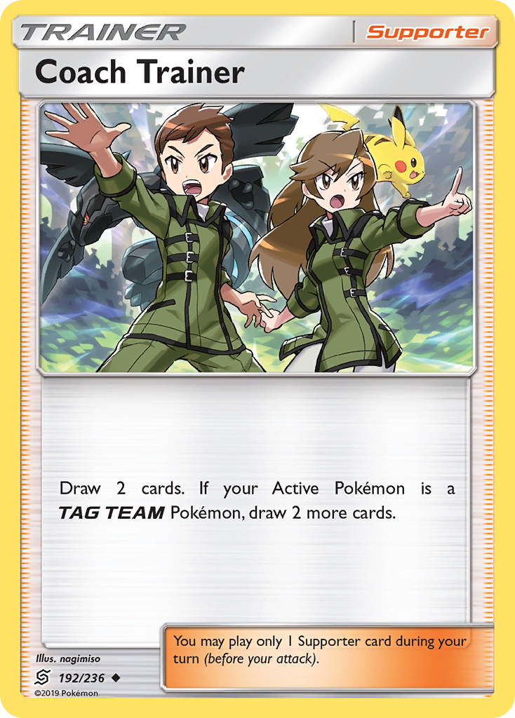 Coach Trainer (192/236) [Sun & Moon: Unified Minds] | Good Games Morley