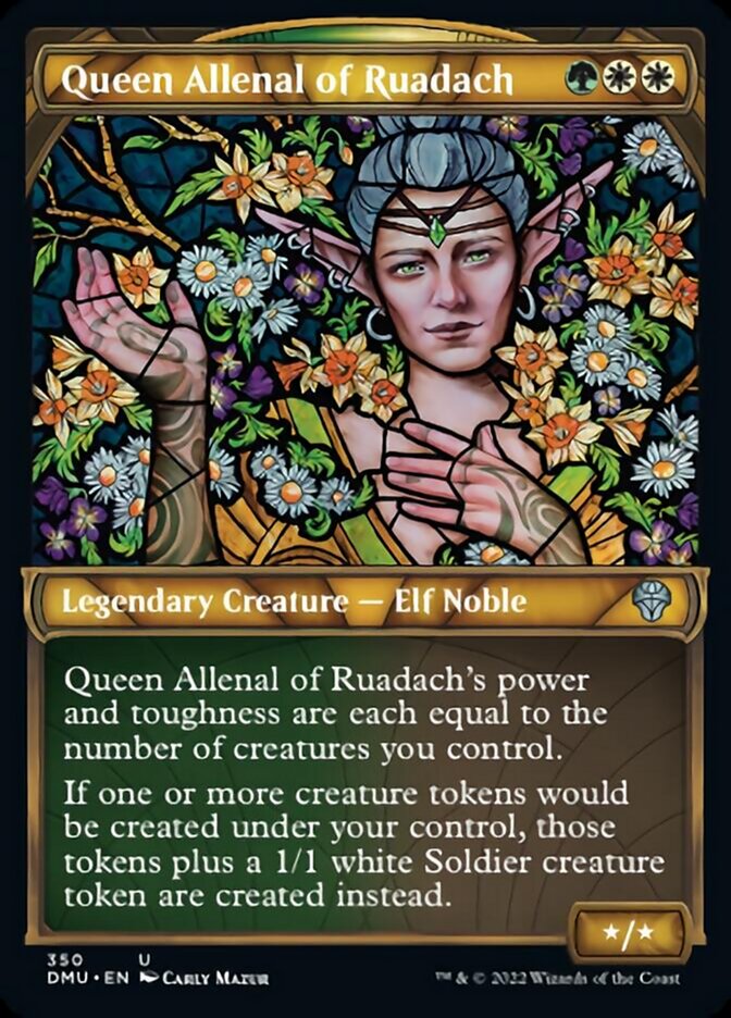 Queen Allenal of Ruadach (Showcase Textured) [Dominaria United] | Good Games Morley