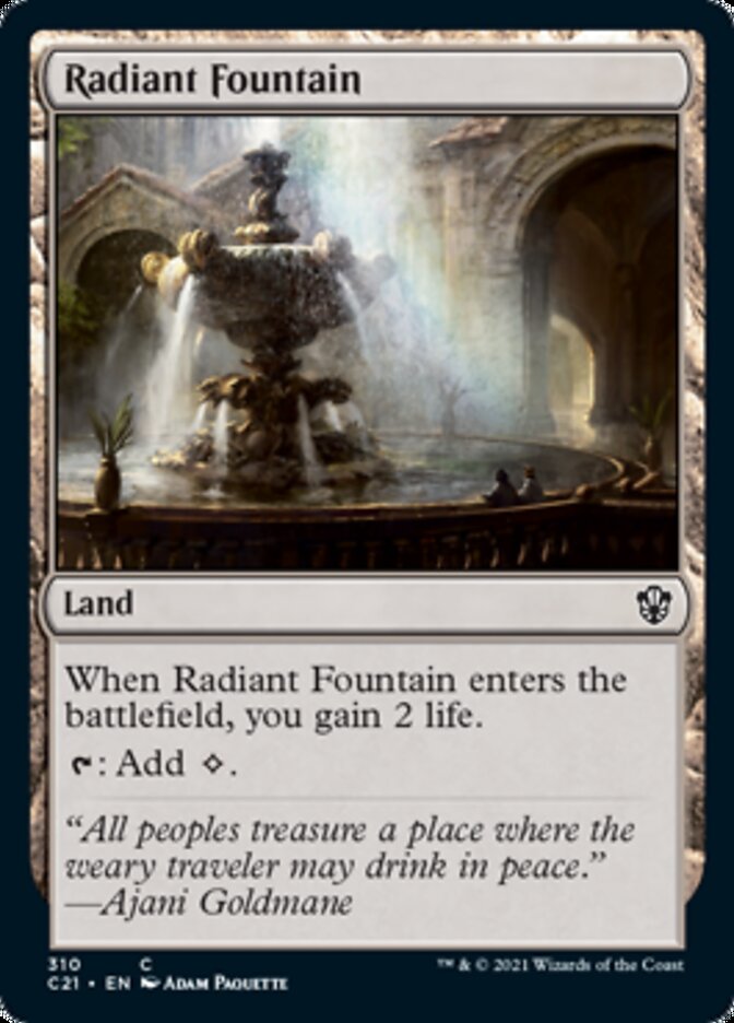 Radiant Fountain [Commander 2021] | Good Games Morley