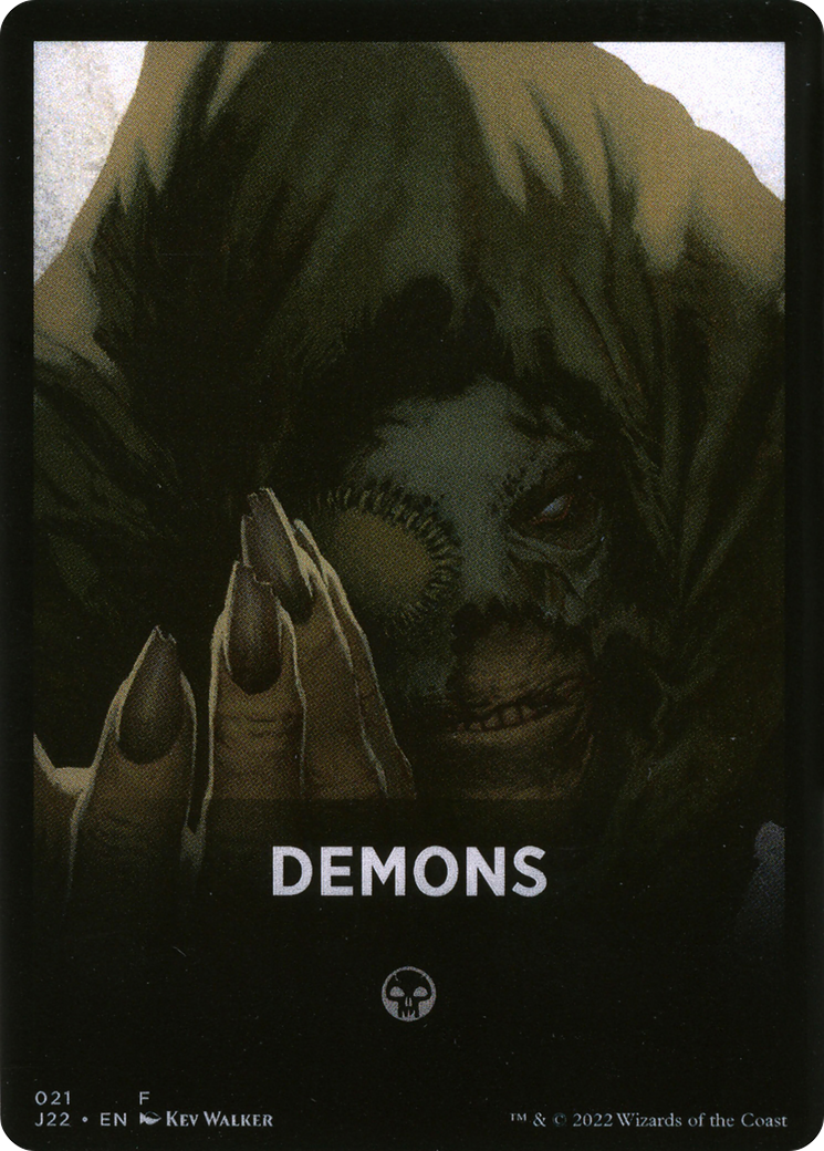 Demons Theme Card [Jumpstart 2022 Front Cards] | Good Games Morley