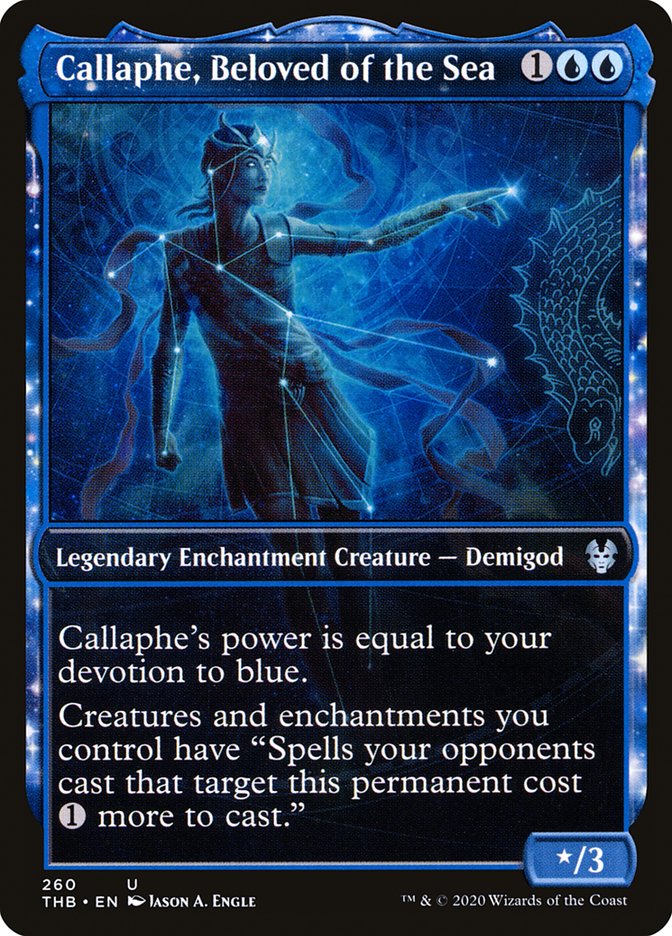 Callaphe, Beloved of the Sea (Showcase) [Theros Beyond Death] | Good Games Morley