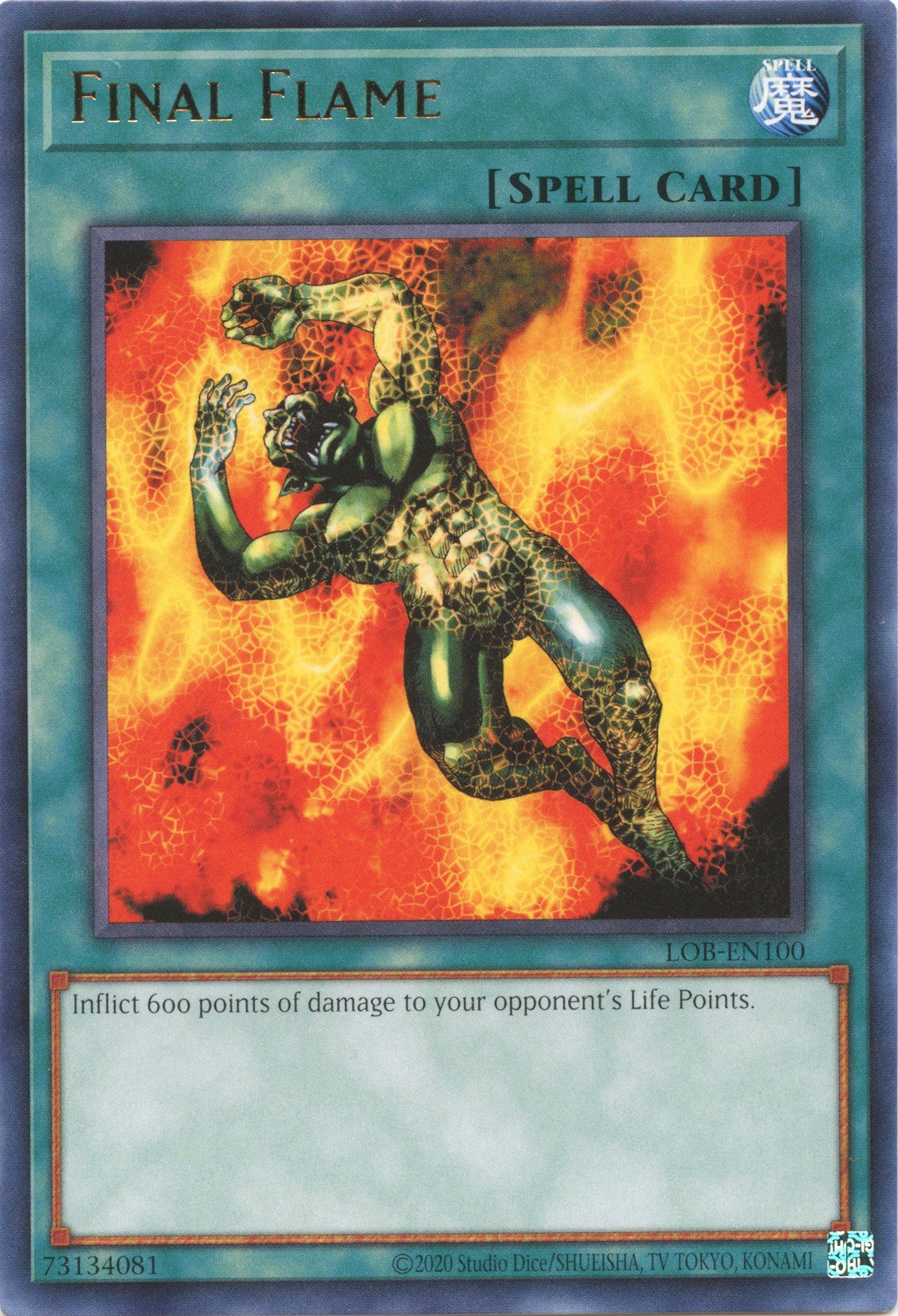 Final Flame (25th Anniversary) [LOB-EN100] Rare | Good Games Morley