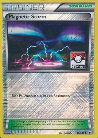 Magnetic Storm (91/106) (League Promo) [XY: Flashfire] | Good Games Morley