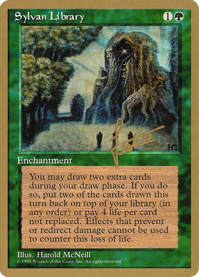 Sylvan Library (Bertrand Lestree) [Pro Tour Collector Set] | Good Games Morley