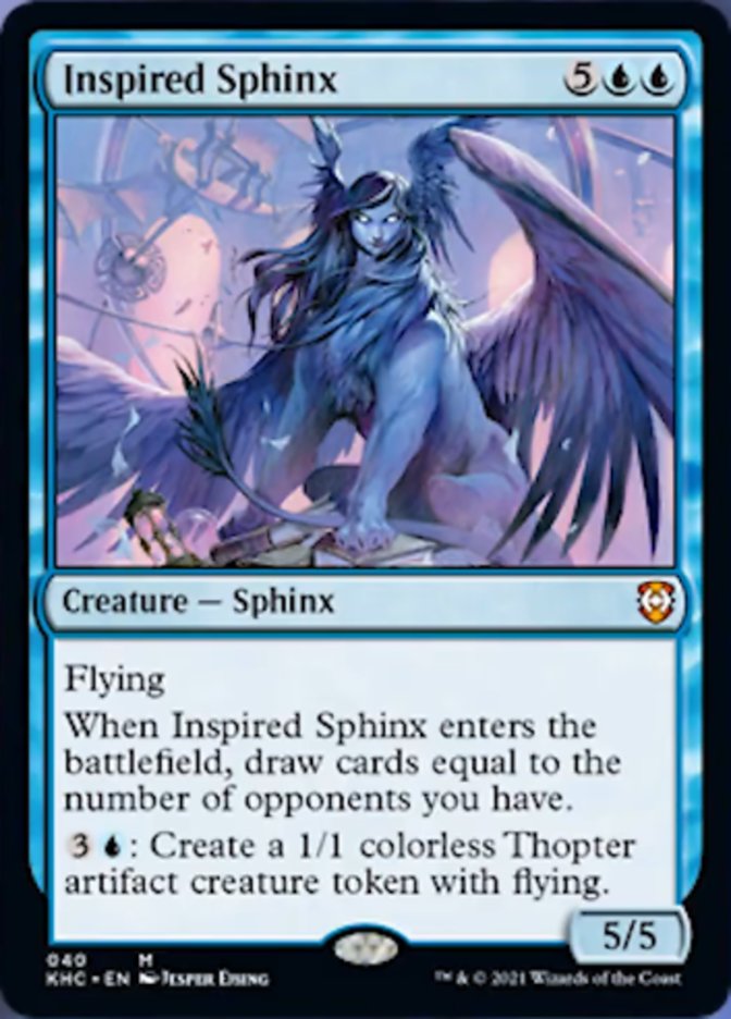 Inspired Sphinx [Kaldheim Commander] | Good Games Morley