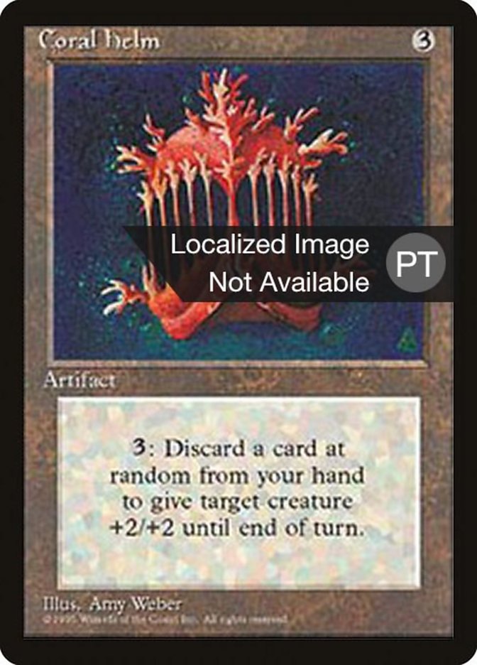 Coral Helm [Fourth Edition (Foreign Black Border)] | Good Games Morley