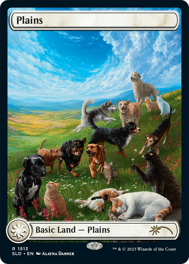 Plains (1513) [Secret Lair Commander Deck: Raining Cats and Dogs] | Good Games Morley