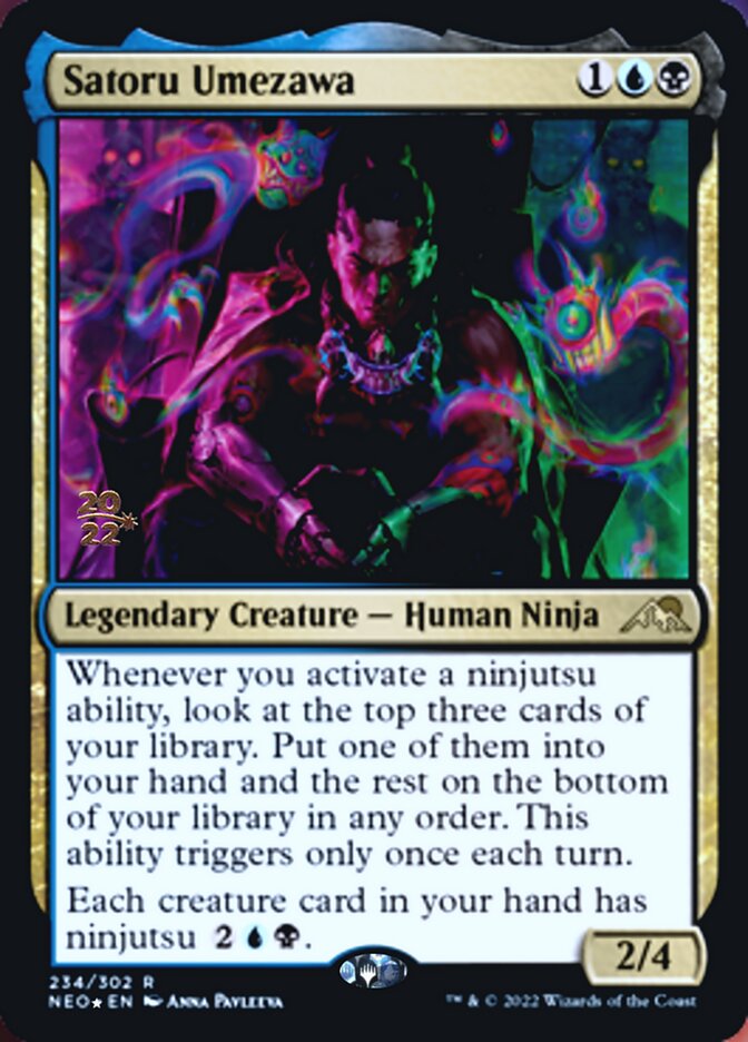 Satoru Umezawa [Kamigawa: Neon Dynasty Prerelease Promos] | Good Games Morley