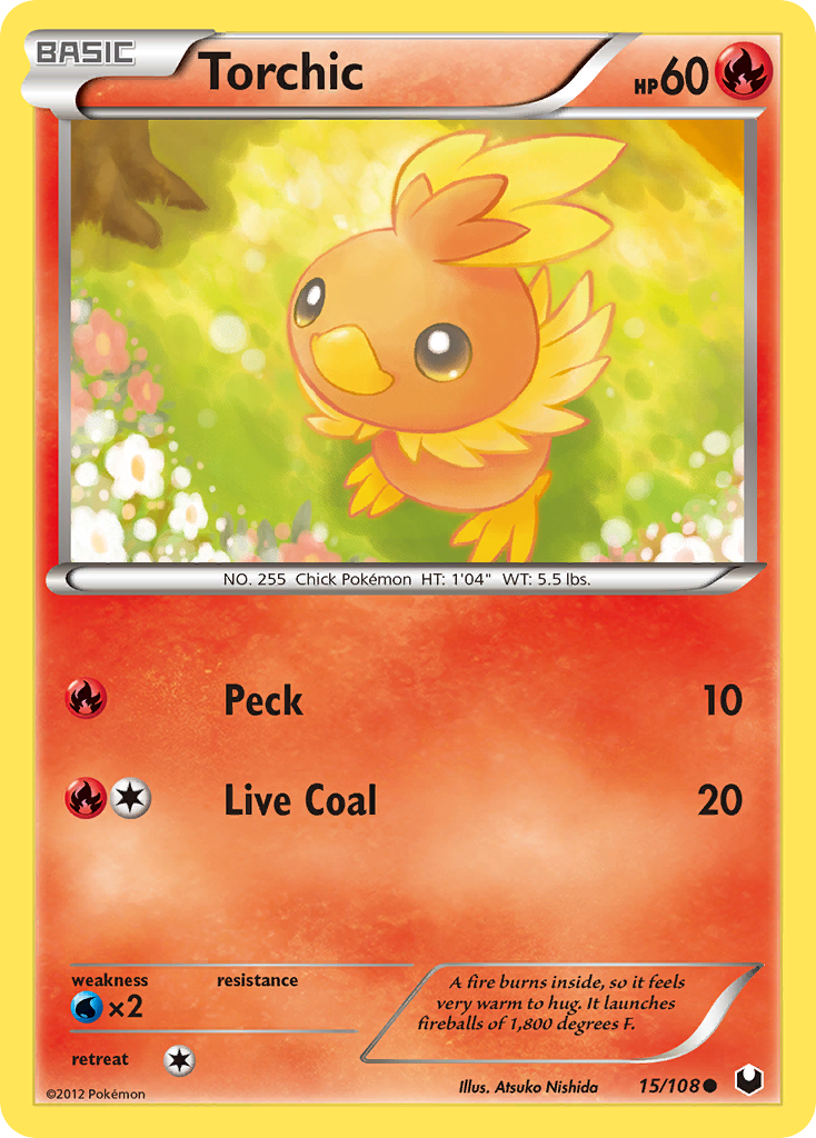 Torchic (15/108) [Black & White: Dark Explorers] | Good Games Morley
