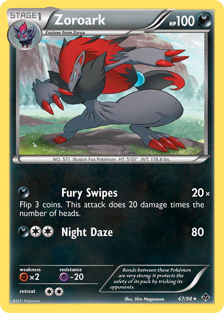 Zoroark (67/98) [Black & White: Emerging Powers] | Good Games Morley
