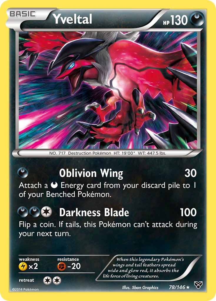 Yveltal (78/146) (Theme Deck Exclusive) [XY: Base Set] | Good Games Morley