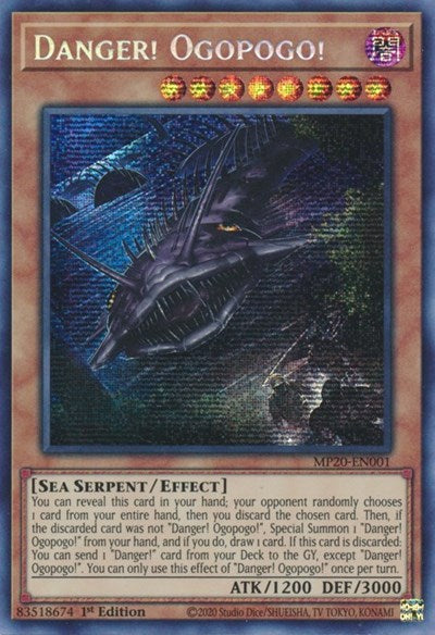 Danger! Ogopogo! [MP20-EN001] Prismatic Secret Rare | Good Games Morley