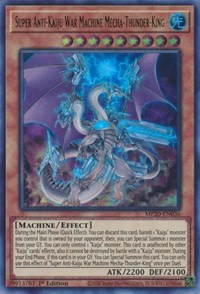 Super Anti-Kaiju War Machine Mecha-Thunder-King [MP20-EN036] Ultra Rare | Good Games Morley