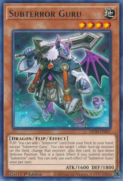 Subterror Guru [MP20-EN047] Rare | Good Games Morley