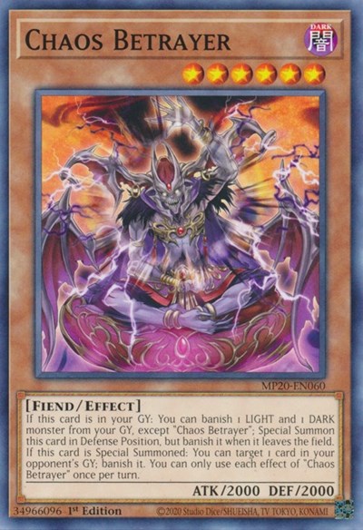 Chaos Betrayer [MP20-EN060] Common | Good Games Morley