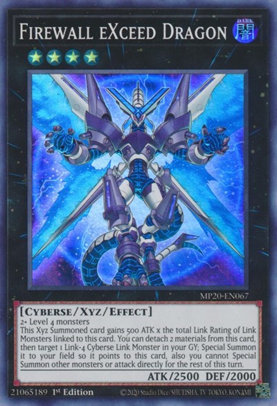 Firewall eXceed Dragon [MP20-EN067] Super Rare | Good Games Morley
