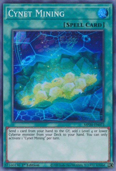 Cynet Mining [MP20-EN072] Super Rare | Good Games Morley