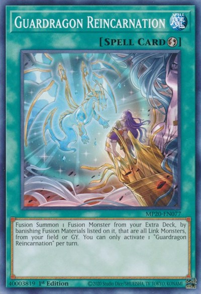 Guardragon Reincarnation [MP20-EN077] Common | Good Games Morley