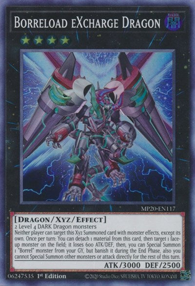 Borreload eXcharge Dragon [MP20-EN117] Super Rare | Good Games Morley