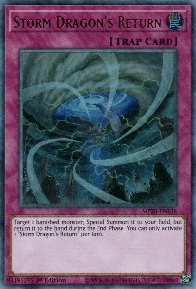 Storm Dragon's Return [MP20-EN138] Ultra Rare | Good Games Morley