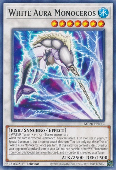 White Aura Monoceros [MP20-EN142] Rare | Good Games Morley