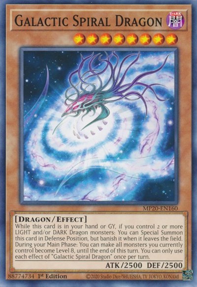 Galactic Spiral Dragon [MP20-EN160] Common | Good Games Morley