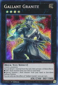 Gallant Granite [MP20-EN167] Prismatic Secret Rare | Good Games Morley