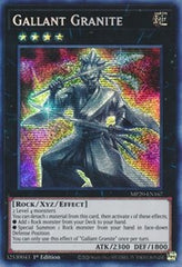 Gallant Granite [MP20-EN167] Prismatic Secret Rare | Good Games Morley