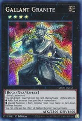 Gallant Granite [MP20-EN167] Prismatic Secret Rare | Good Games Morley