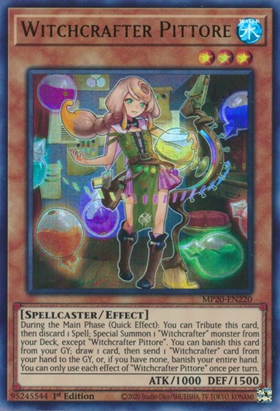 Witchcrafter Pittore [MP20-EN220] Ultra Rare | Good Games Morley
