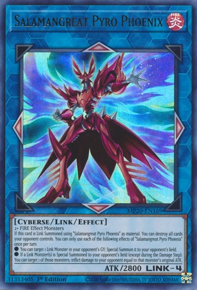 Salamangreat Pyro Phoenix [MP20-EN169] Ultra Rare | Good Games Morley