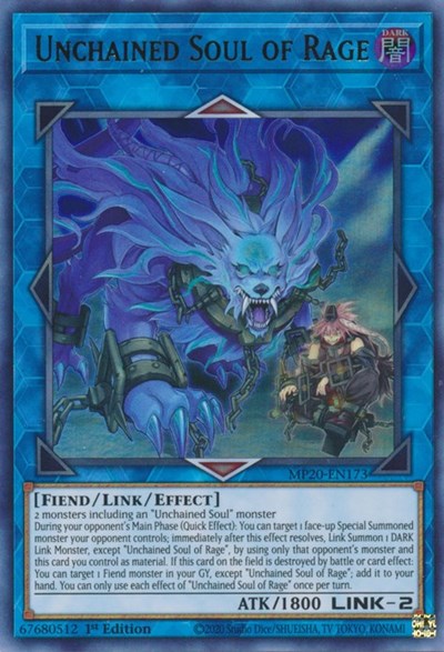 Unchained Soul of Rage [MP20-EN173] Ultra Rare | Good Games Morley