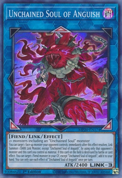 Unchained Soul of Anguish [MP20-EN174] Super Rare | Good Games Morley