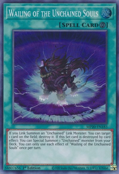 Wailing of the Unchained Souls [MP20-EN183] Super Rare | Good Games Morley