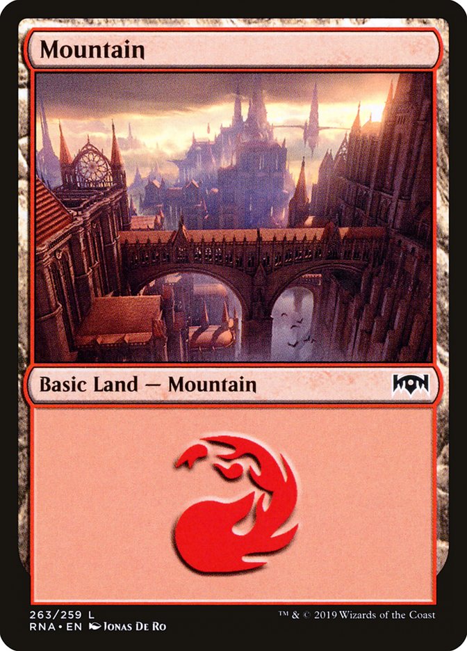 Mountain (263) [Ravnica Allegiance] | Good Games Morley